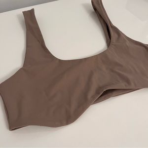 brown/tan super cute bra party top, bought at dynamite- size medium